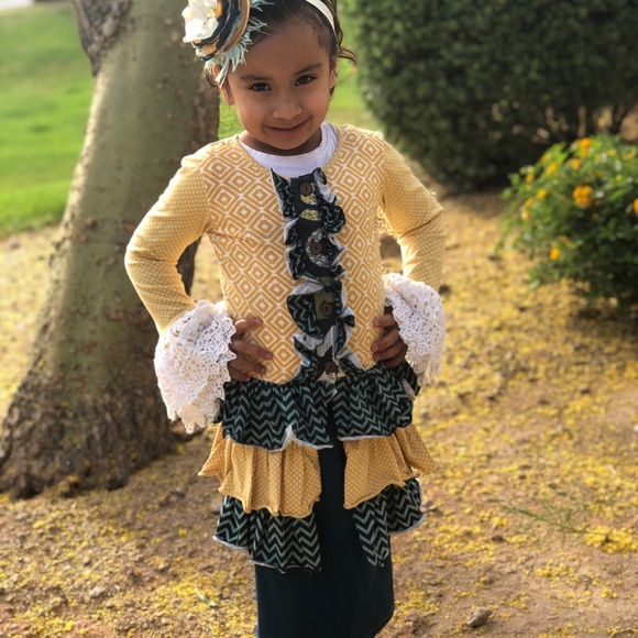 Custom girl silk flower bow - Picture 4 of 7